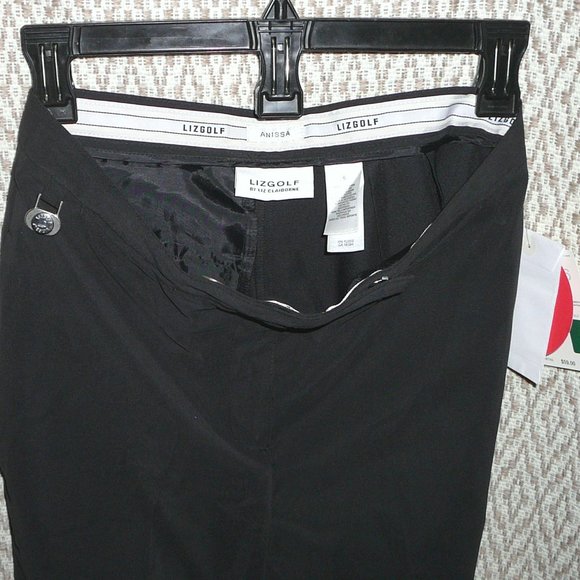 NWT Liz Golf Claiborne Cool Max Wrinkle Free Capri Cropped Pants Size 6 - Picture 2 of 7